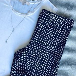 Ann Taylor LOFT Print Culotte Pants